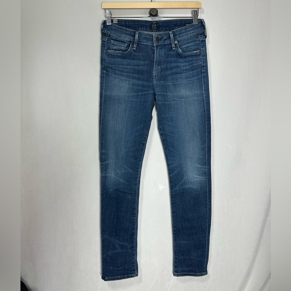 Citizens of Humanity Arielle Mid Rise Skinny Jeans Medium Wash Denim‎ Womens 27
